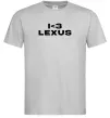Мужская футболка I <3 Lexus Серый фото
