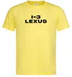 Мужская футболка I <3 Lexus Лимонный фото