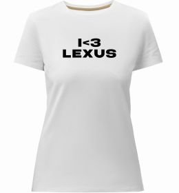 Женская премиум футболка I <3 Lexus