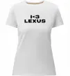 Женская премиум футболка I <3 Lexus Белый фото