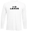 Лонгслив I <3 Lexus Белый фото