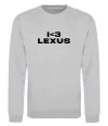 Свитшот I <3 Lexus Серый меланж фото