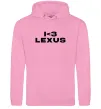 Мужская толстовка (худи) I <3 Lexus Розовый фото