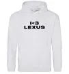 Женская толстовка (худи) I <3 Lexus Серый меланж фото
