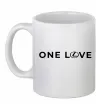 Чашка керамическая Lexus one love Белый фото