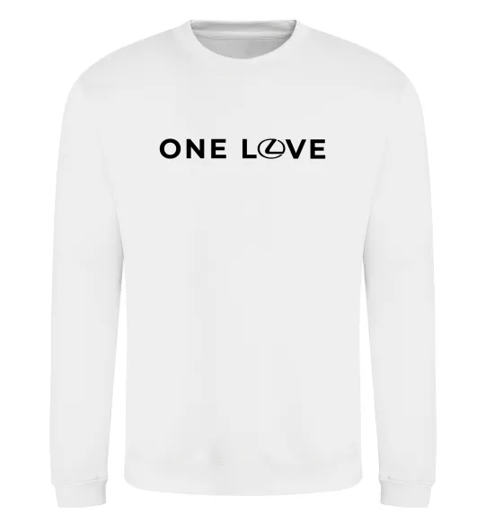 Свитшот Lexus one love Белый фото