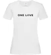 Женская футболка Lexus one love Белый фото