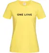 Женская футболка Lexus one love Лимонный фото