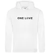 Жіноча толстовка (худі) Lexus one love Білий фото