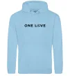 Женская толстовка (худи) Lexus one love Голубой фото