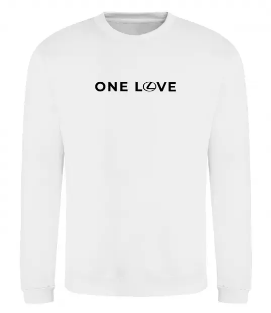Свитшот Lexus one love Белый фото