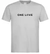 Мужская футболка Lexus one love Серый фото