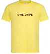 Мужская футболка Lexus one love Лимонный фото