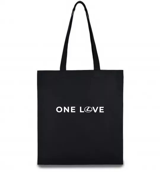 Эко-сумка Lexus one love Черный фото