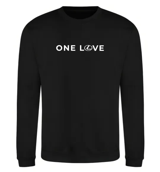 Свитшот Lexus one love Черный фото