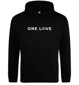 Мужская толстовка (худи) Lexus one love Черный фото
