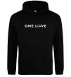 Мужская толстовка (худи) Lexus one love Черный фото