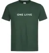 Мужская футболка Lexus one love Темно-зеленый фото