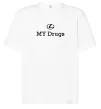 Футболка Оверсайз Lexus my drug Белый фото