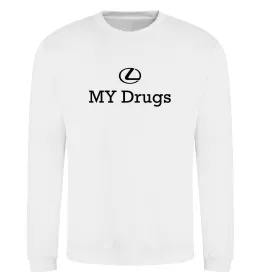 Свитшот Lexus my drug Белый фото