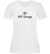 Женская футболка Lexus my drug Белый фото