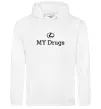Мужская толстовка (худи) Lexus my drug Белый фото