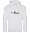 Мужская толстовка (худи) Lexus my drug Серый меланж фото