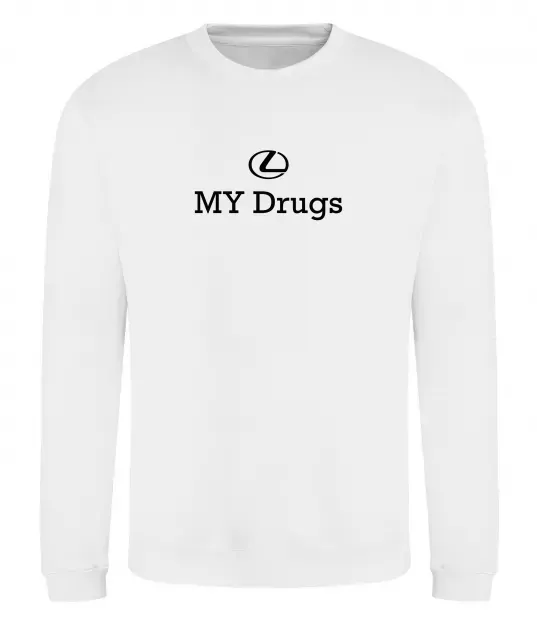 Свитшот Lexus my drug Белый фото