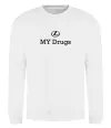 Свитшот Lexus my drug Белый фото