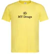 Мужская футболка Lexus my drug Лимонный фото