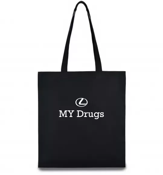 Эко-сумка Lexus my drug Черный фото