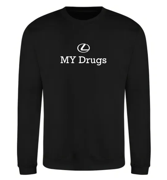 Свитшот Lexus my drug Черный фото