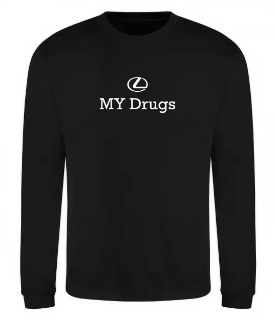 Свитшот Lexus my drug Черный фото