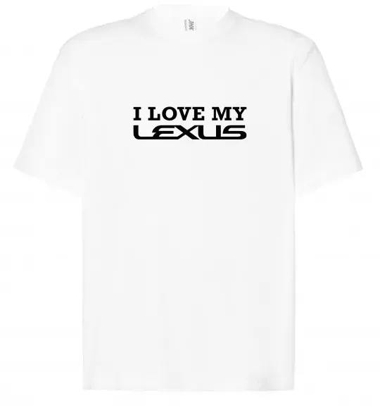 Футболка Оверсайз Love my lexus Білий фото