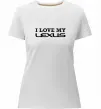 Жіноча преміум футболка Love my lexus Білий фото