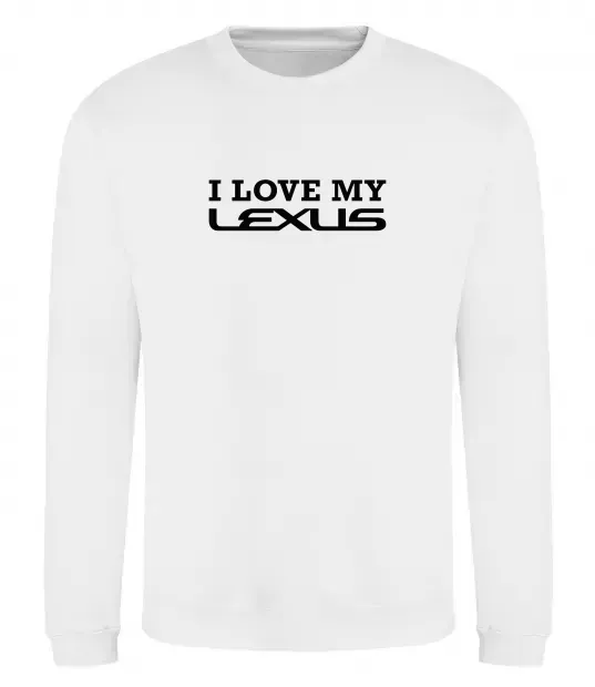 Світшот Love my lexus Білий фото