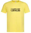 Мужская футболка Love my lexus Лимонный фото