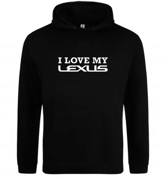 Женская толстовка (худи) Love my lexus Черный фото