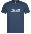 Мужская футболка Love my lexus Темно-синий фото