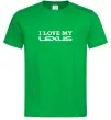 Мужская футболка Love my lexus Зеленый фото