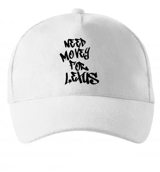 Кепка Need money for Lexus Белый фото
