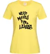 Жіноча футболка Need money for Lexus Лимонний фото