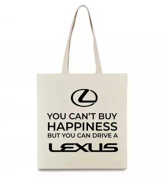Эко-сумка You can drive Lexus Бежевый фото