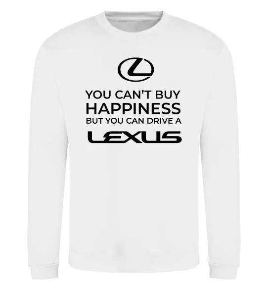 Свитшот You can drive Lexus Белый фото