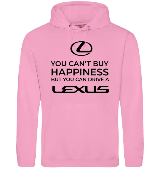 Чоловіча толстовка (худі) You can drive Lexus Рожевий фото