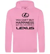 Чоловіча толстовка (худі) You can drive Lexus Рожевий фото