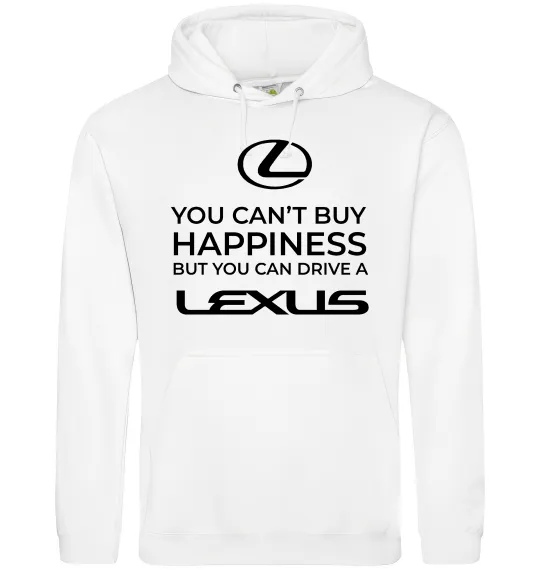 Жіноча толстовка (худі) You can drive Lexus Білий фото