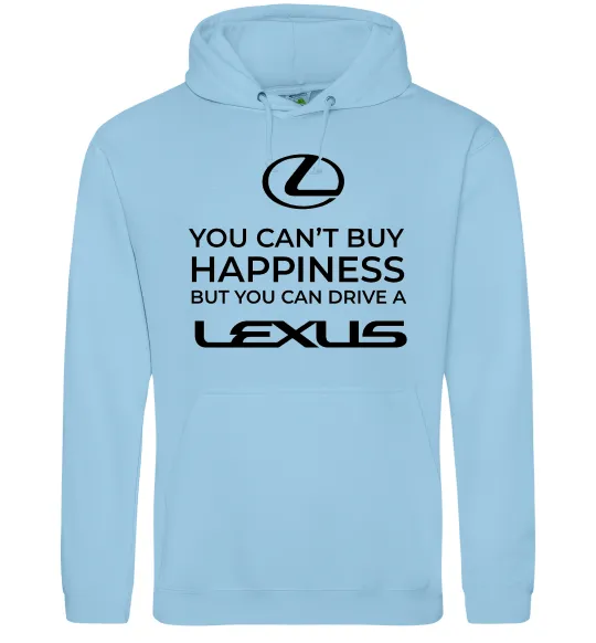 Жіноча толстовка (худі) You can drive Lexus Блакитний фото