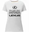 Женская премиум футболка You can drive Lexus Белый фото