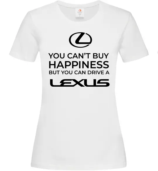 Жіноча футболка You can drive Lexus Білий фото